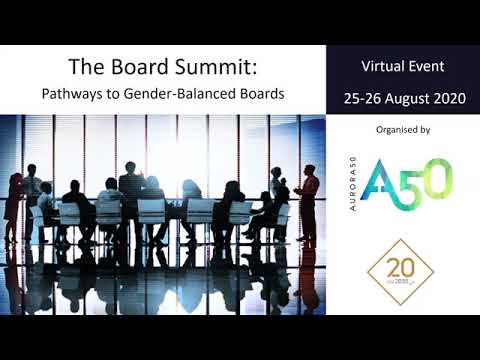 Embedded thumbnail for Mishal Kanoo delivers virtual speech at The Board Summit: Pathways to Gender-Balanced Boards